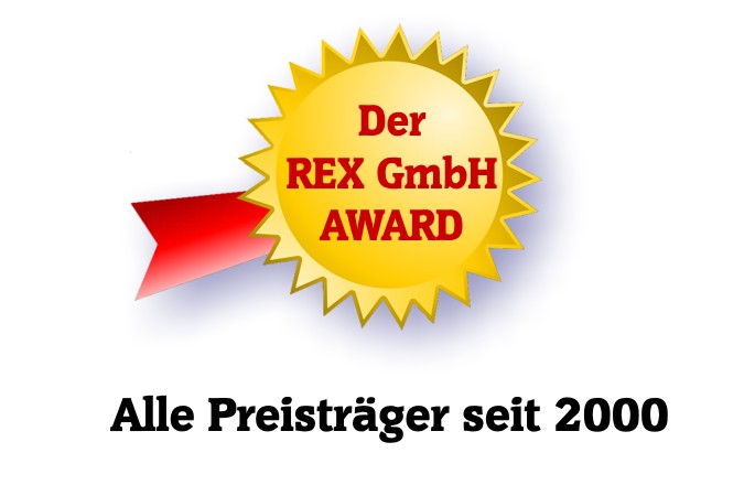 REX GmbH Künstler des Jahres   Alle Preisträger seit dem Jahr 2000